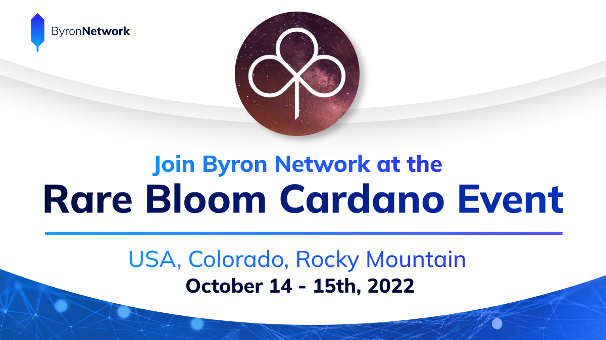 bynetio's tweet photo. 🔥 The #RareBloom is an extraordinary #Cardano community two-day convention, aiming to be the largest in-person Cardano educational celebration on the planet.
😎 If you’re attending @RareBloomEvent 2022, don’t miss the #ByronNetwork booth represented by @MaciejKrasowski. https://t.co/1K2xOiN5Dx