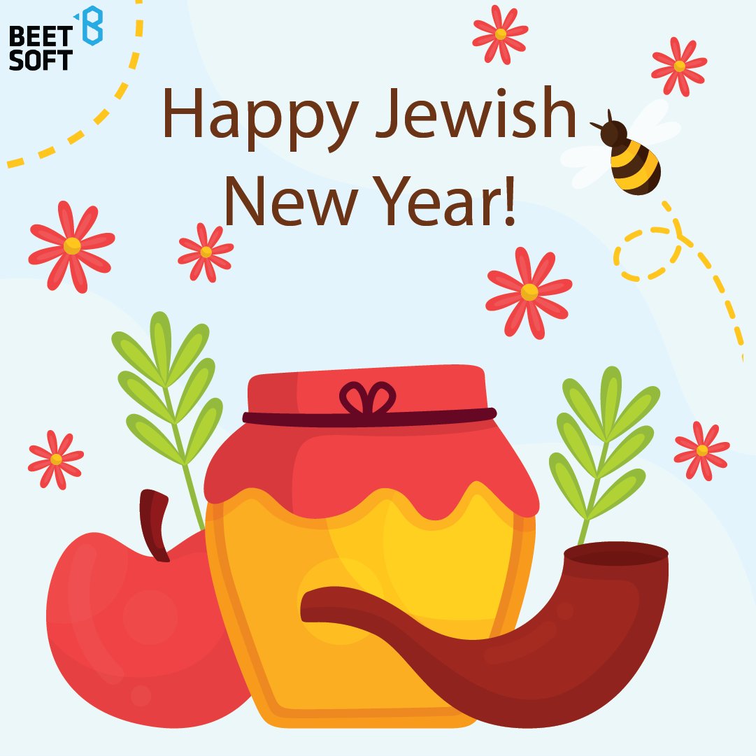 BeetsoftCo's tweet photo. Shanah Tovah to our customers, partners, and friends celebrating Rosh Hashanah 🎉 

Wishing you a happy, sweet, and healthy Rosh Hashanah with your loved ones ❤️❤️❤️
--
Visit us: https://t.co/kaKKdefONY
#BEETSOFT #jewishnewyear https://t.co/Pc6Guzc4UF
