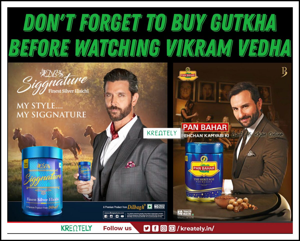 Laxmansinghss's tweet photo. #BoycottVikramVedha
Because of saif ali khan.. https://t.co/620VtXNIax