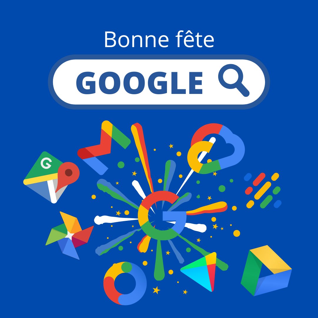 Mobiloweb's tweet photo. Mobiloweb fête avec vous les 24 ans de Google ! 🎉 Joyeux anniversaire Google !

#Google #Google2022 #anniversaire #fete #mobiloweb #google24ans #agenceweb #toulouse #auterive https://t.co/R0Yhh1ItwU https://t.co/CH3Em5bKZy