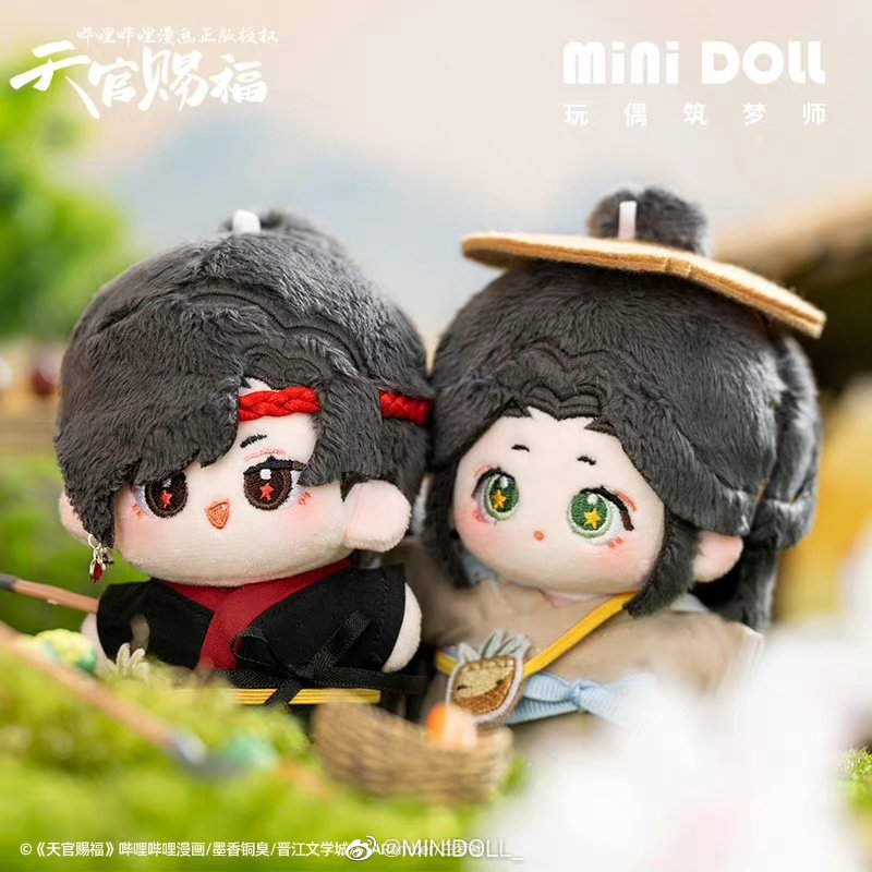 ①XieLian: Baby body + baby clothes (bamboo hat, belt, embroidery basket bag) ②Huacheng: Baby body + baby clothes (ear clip, hair band, belt, embroidery basket bag) 🛒MiniDoll goes on sale at 8pm on September 30th #TGCF #天官賜福 #天官赐福漫画 ⭐️m.weibo.cn/7094536018/481…⭐️