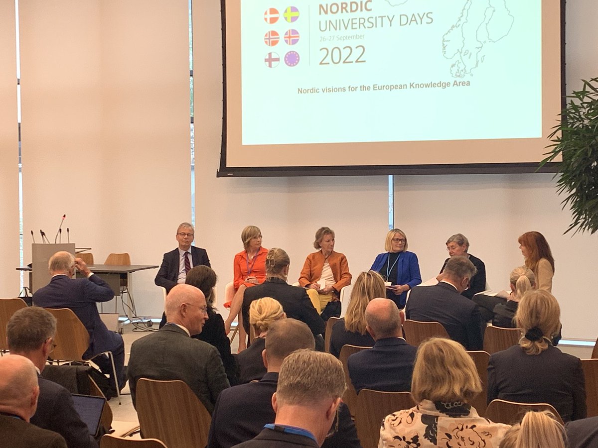 The last session of the day includes key recommendations for excellence in the European cooperation on education and R&amp;I from ERC President <a href="/mleptin/">Maria Leptin</a>. Members of the Nordic University Association share their perspective on #ERC and research diversity