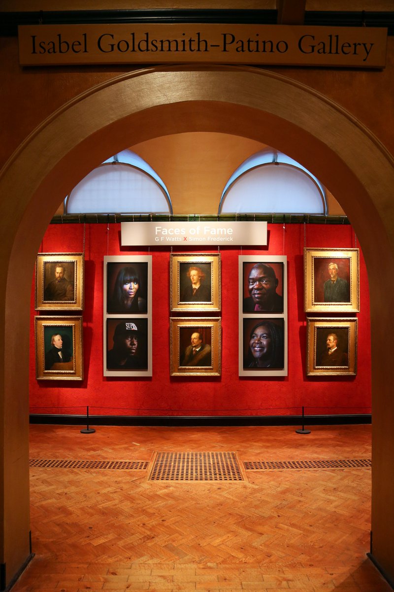 WattsGallery's tweet photo. Now open 🖼 Faces of Fame: G F Watts X Simon Frederick: https://t.co/PWuFqrRStu #FacesofFame @artistSimonF 

See the display in the Historic Galleries as part of your visit.

Created in partnership with @NPGLondon as part of their Inspiring People project. https://t.co/AFXTJIuygh