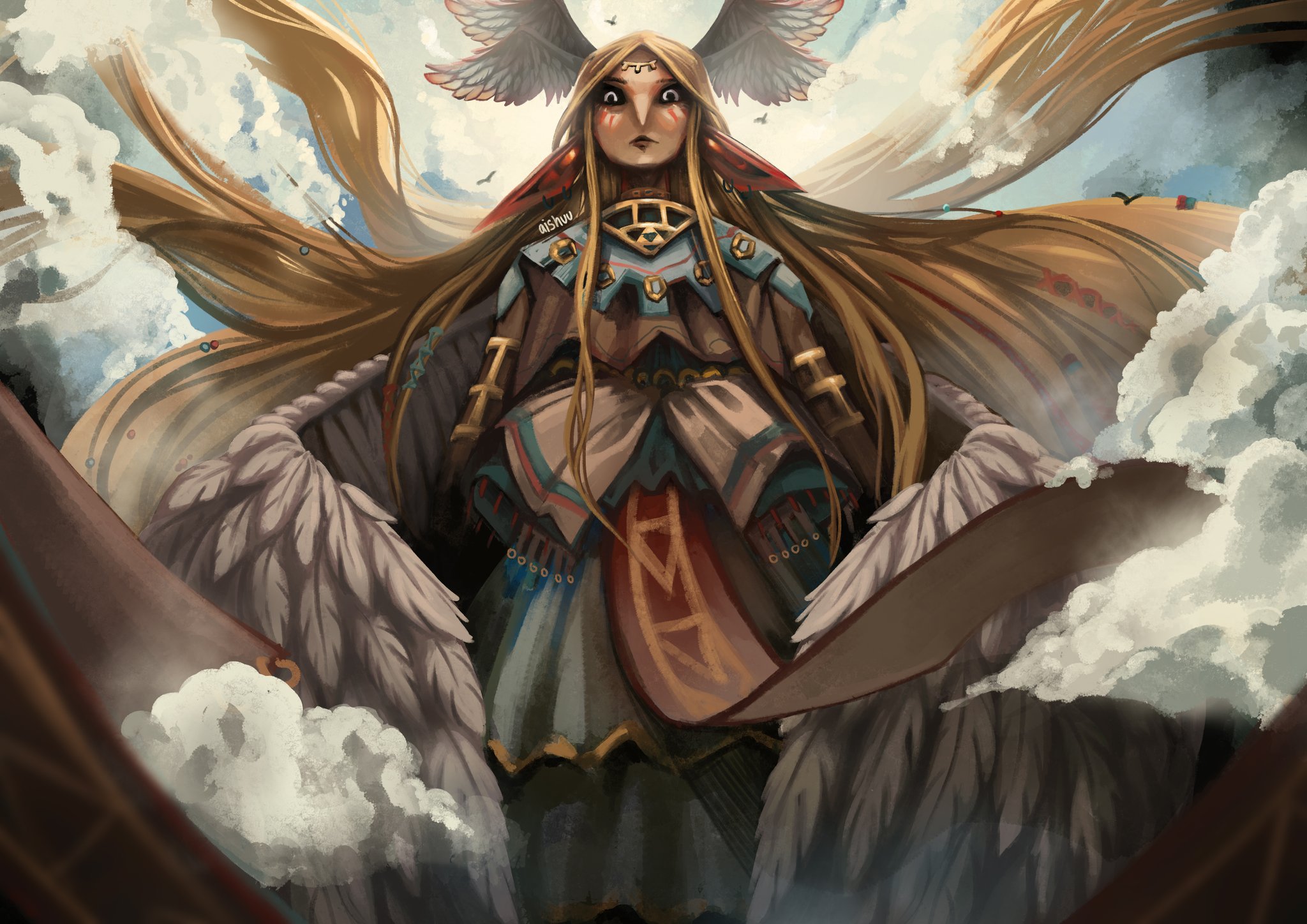 aishuu on Twitter "tears of the kingdom ft. Hylia zelda (00)