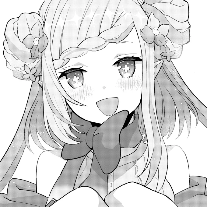 9月のニーナの日～!一ヶ月経つの早い…!今回はバーチャルの方のニーナ(1話/フキダシなしとおまけでアイコンの)を置いていきます～きみはニーナじゃない 
