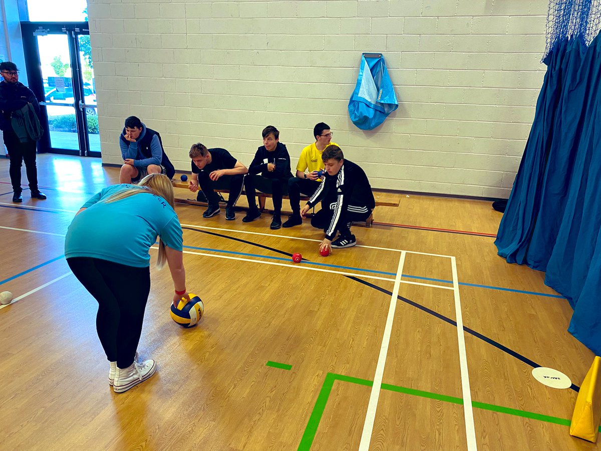 #NAInclusion💛🖤

It was lovely to visit the @sports_ability Festival of Sport with @L3Leanne & @NA_ASCPO this morning

@lockhart_campus are having a fabulous time taking part in different sports

We even played some Boccia!

#NBD22 #Inspiringthroughinclusion @GVActiveSchools