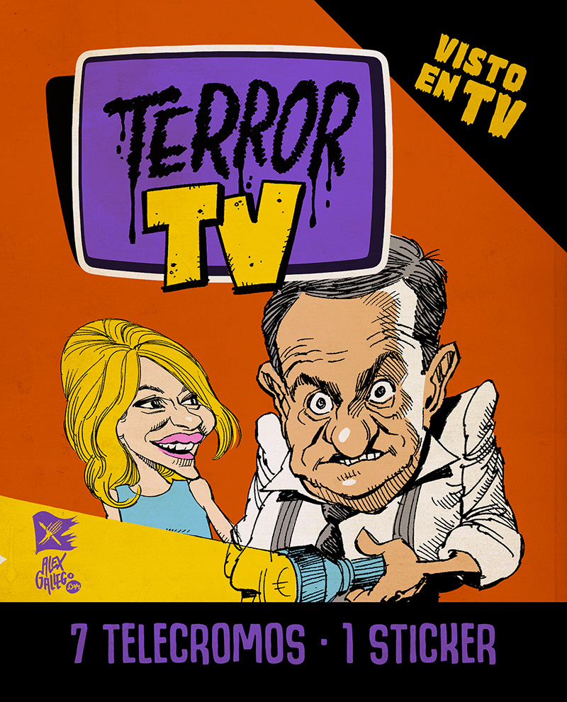 gariebo's tweet photo. Este mes de Octubre voy a ir sacando cromos de una nueva colección: #terrorTV !! Los iré colgando. Si hubiera bofetadas para conseguirlos, sacaría versión física. Serán pocos cromos pero clásicos, clásicos. #halloween https://t.co/9IfEyfkYkK