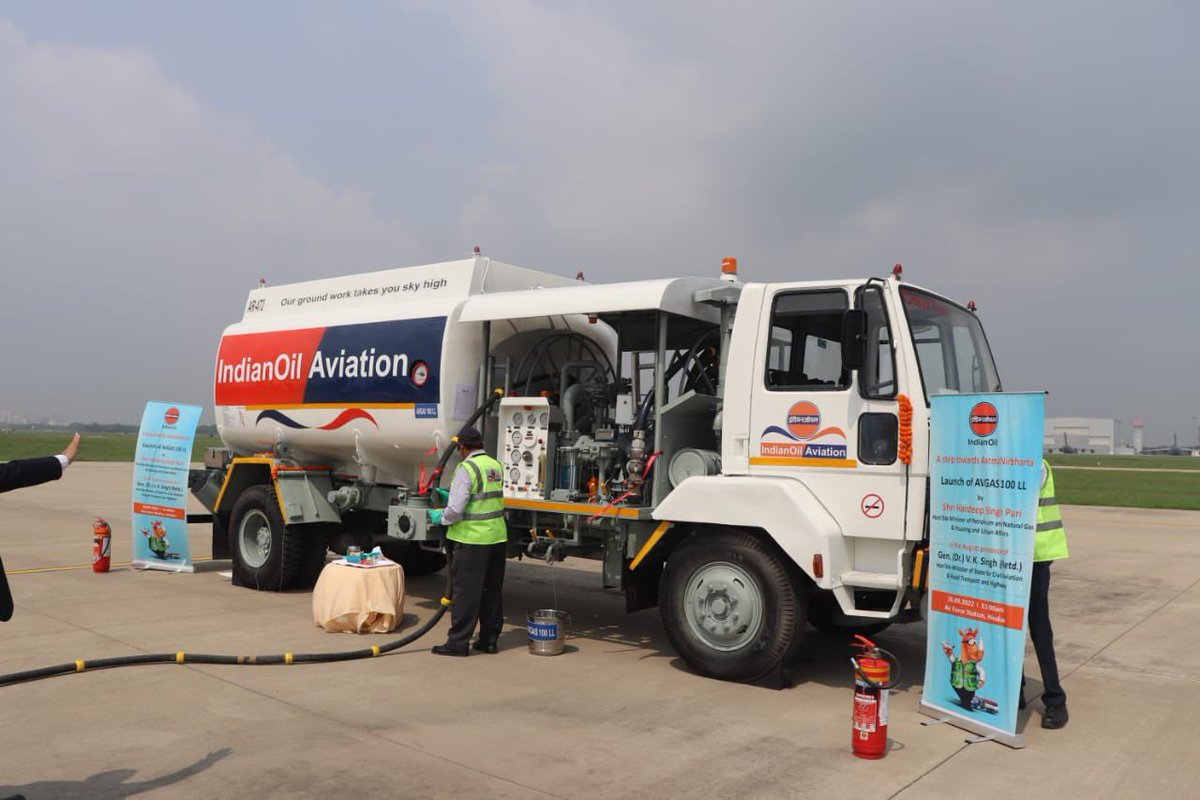 For the first time ever, India produced its own AVGAS 100 LL, a special aviation fuel meant for piston aircraft of our flying training schools. The move will bring cost savings for FTOs &amp; benefits for the economy. Congratulations, <a href="/IndianOilcl/">Indian Oil Corp Ltd</a>.  #MakeInIndia
#AatmanirbharBharat