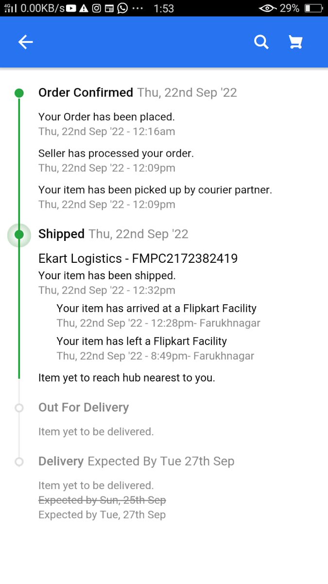 khushagarwall's tweet photo. WHY ONLINE PLATFORMS DON'T CARE ABOUT THEIR CUSTOMERS?
MY FRIEND ORDER I PHONE 11 FROM @Flipkart AND DIDN'T GET HIS PRODUCT YET &amp; ON COMPLAINING IN CARE HE DIDN'T GET VALID DETAILS ABOUT ORDER.
PLEASE LOOK TO THE MATTER ASAP.
@flipkartsupport @FlipkartSellers @ConsumerReports https://t.co/Cw0vboxkLb