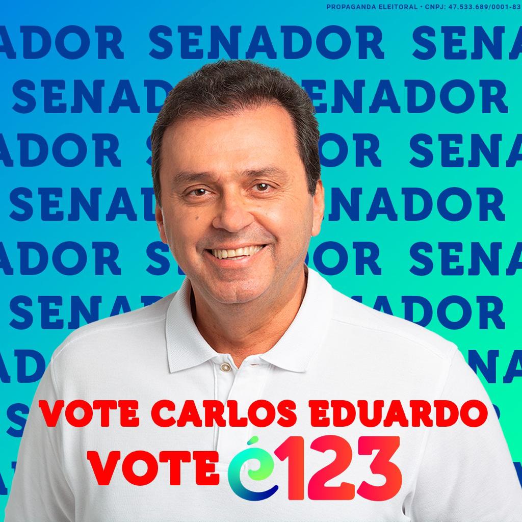 carlose55psd's tweet photo. O dia 2 de outubro está chegando!  Compartilhe o nosso número com os seus amigos (as)! Para senador? Vote Carlos Eduardo, vote 1️⃣2️⃣3️⃣✅! https://t.co/lN2pUsyzmz