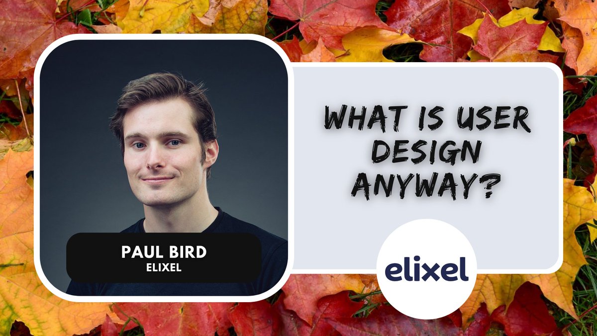 🍂Throughout October we'll be hosting weekly 'Autumn fireside chat' sessions, the first 'What is User Design Anyway' With <a href="/Mr_Paul_Bird/">Paul Bird</a> from <a href="/elixelofficial/">elixel</a> 

Free to members, submit your questions throughout our chat with Paul for discussion. 

ow.ly/jCyT50KUfxX