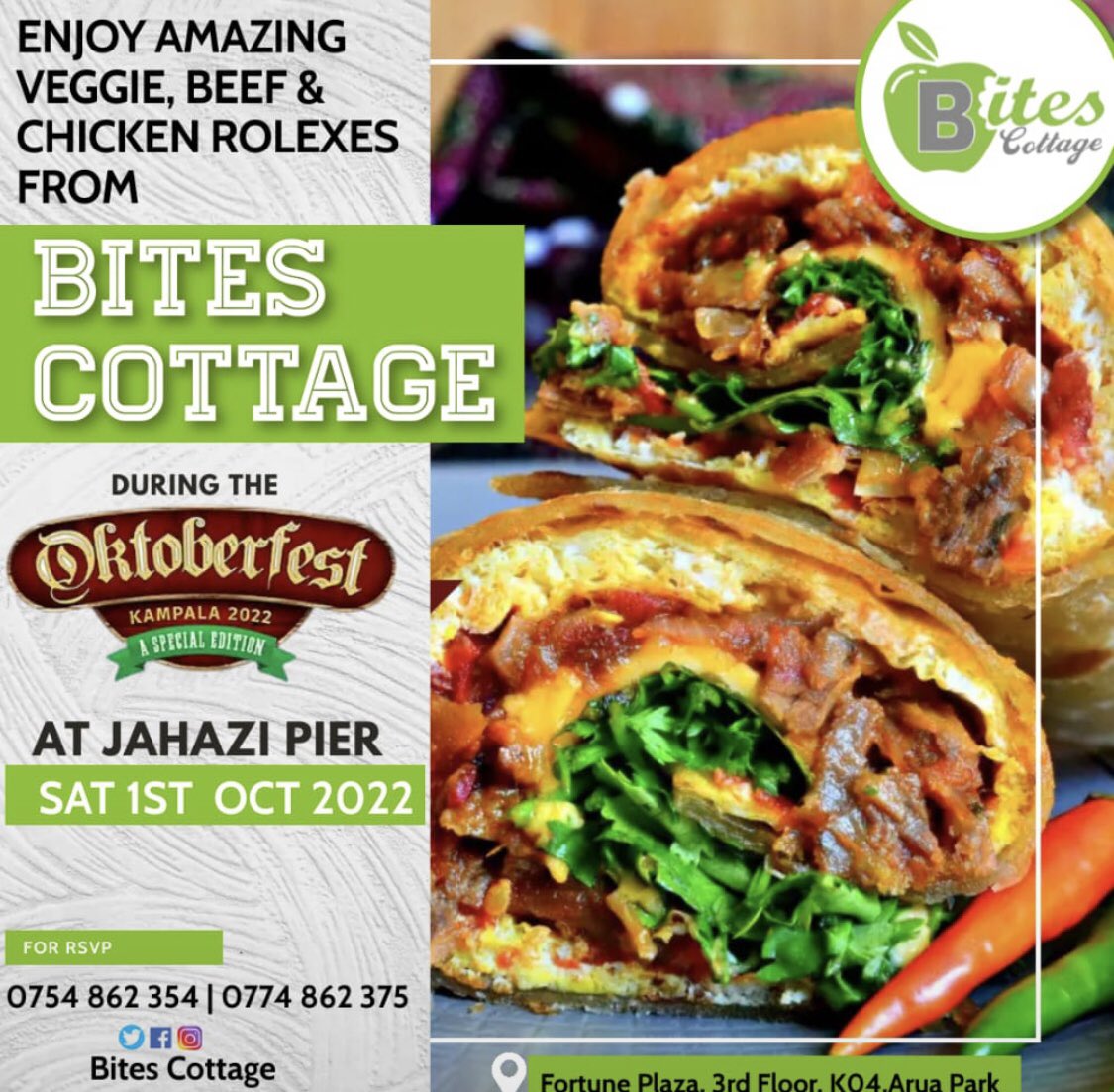 Rotaract Club of Cape Munyonyo (@theanchors1) on Twitter photo This Saturday our very own <a href="/AbasBwana/">Abass Bwanaheri</a> and his <a href="/BitesCottage/">Bites Cottage</a> team will be at the #Oktoberfest2022 to serve you with the best Rolexesπ This Saturday our very own <a href="/AbasBwana/">Abass Bwanaheri</a> and his <a href="/BitesCottage/">Bites Cottage</a> team will be at the #Oktoberfest2022 to serve you with the best Rolexesπ