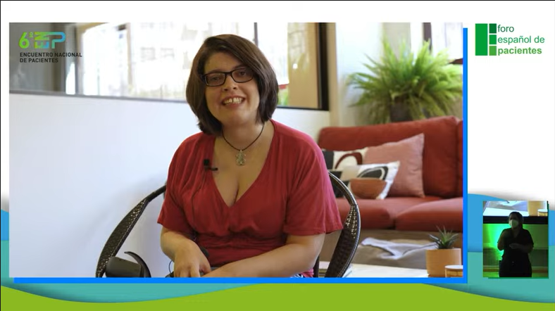 fep_pacientes's tweet photo. 🙌 6º #enpacientes22 

Claudia Tecglen García, presidenta de  Convives con Espasticidad @ConEspasticidad, Vocal del Foro Español de Pacientes, y psicóloga nos habla de la #Soledad y de cómo afecta a la #saludmental 

https://t.co/wtSbhZv0uI

#AsociacionesDePacientes https://t.co/IqcafC7Wy0