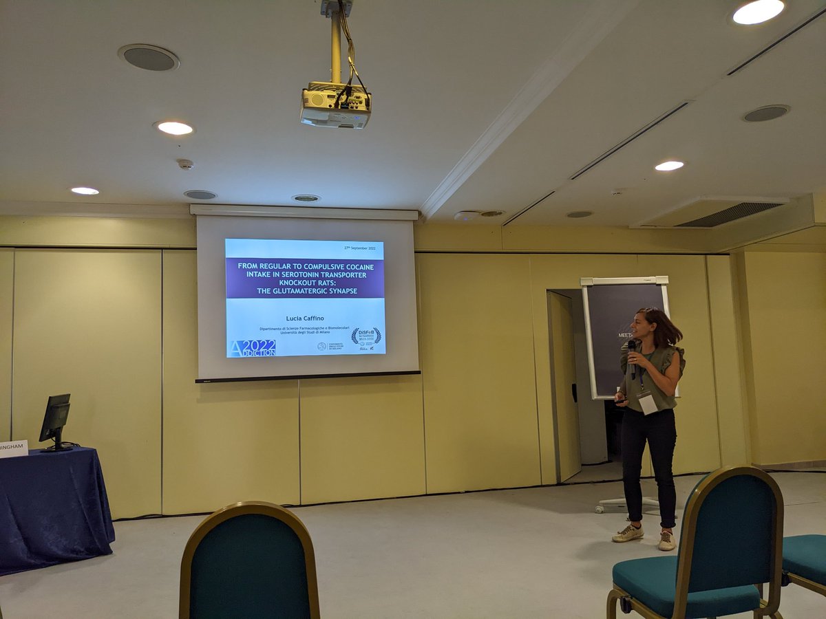 5HT_Society's tweet photo. Serotonin present at the #addiction2022 meeting in Sardinia. Lucia Caffino (Italy) Magdalena Zaniewska (Poland) and @DrKatCunningham (USA) presented work on serotonin mechanisms and therapeutic approches in drug addiction. https://t.co/PBfDMS4QN7