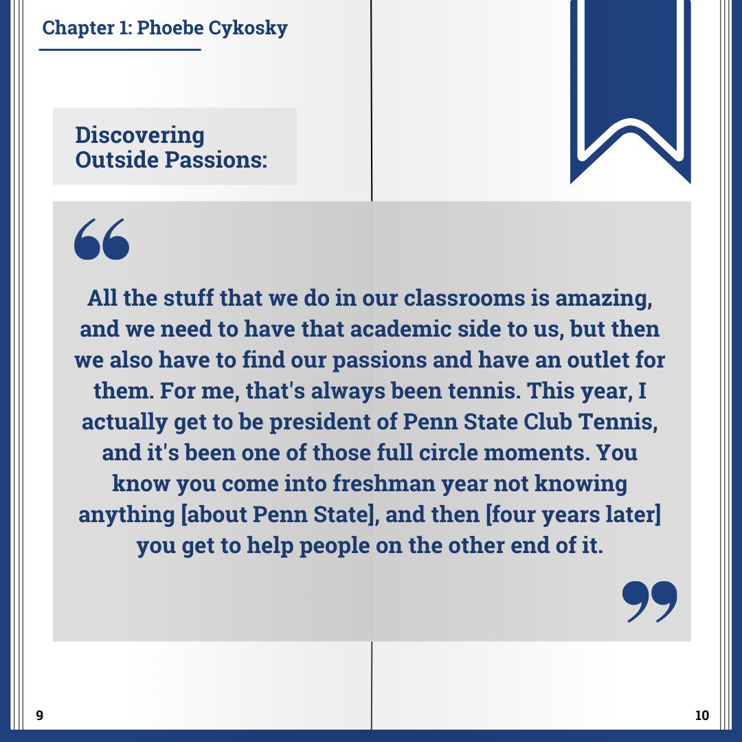 EnglishatPSU's tweet photo. @pcykosky said she plans to attend law school after her Penn State undergraduate education "to be a voice for people who don't have the resources" to afford a lawyer. 

#pennstate #pennstateenglish https://t.co/TbiPYGimz0