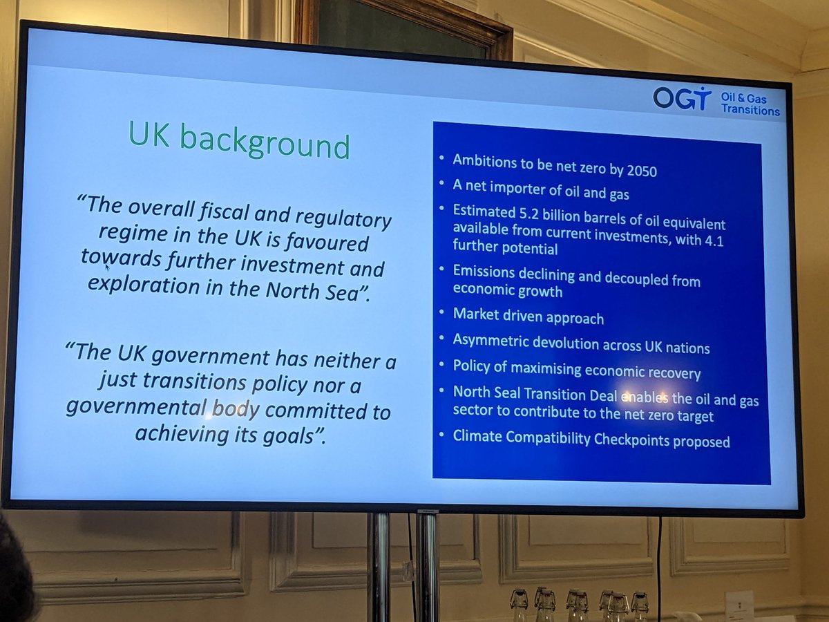 Fredric Bauer (@fbauer_lu) on Twitter photo A transition from oil and gas is not looking very probable, <a href="/jenk2021/">Dr Kirsten Jenkins</a> is not very optimistic at the session about North Sea O&G transitions. #ffcc22 A transition from oil and gas is not looking very probable, <a href="/jenk2021/">Dr Kirsten Jenkins</a> is not very optimistic at the session about North Sea O&G transitions. #ffcc22