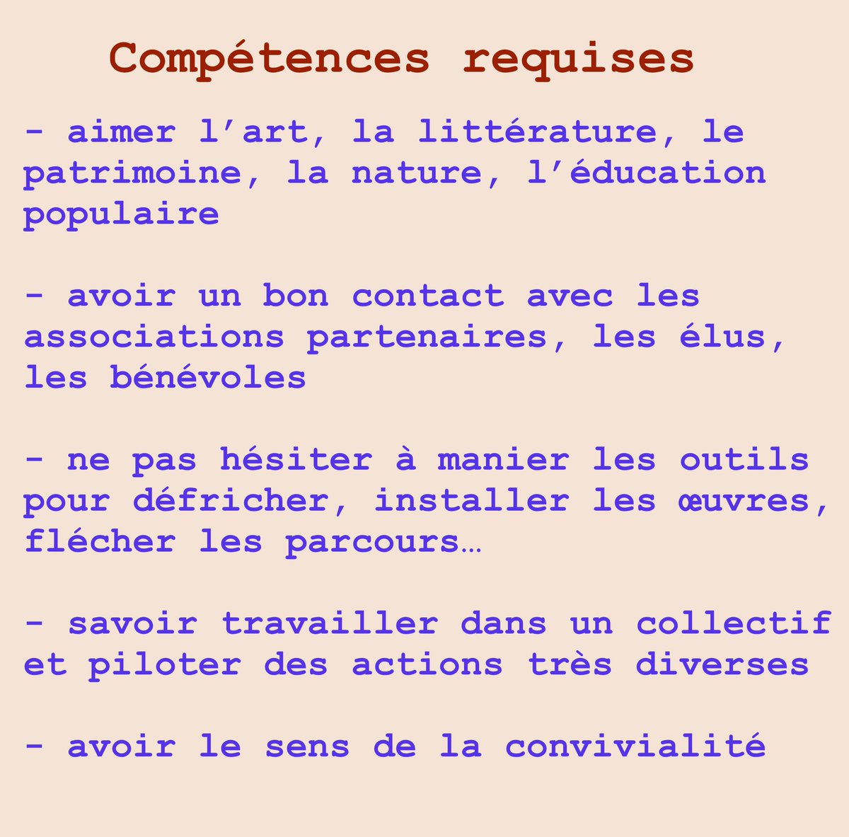 lArtenChemin's tweet photo. Propositions à transmettre via le site : https://t.co/qNvsSE5z4Q (rubrique « L’Association – CONTACT ») https://t.co/ARQPN0FEOZ
