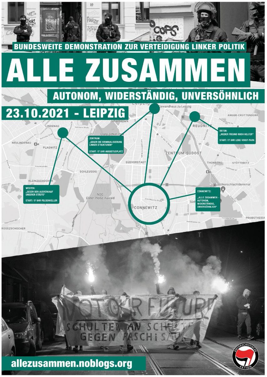kendemalamu's tweet image. Erinnert sich hier jemand noch was am 23.10.2021 geplant war ????
Der 3.10. ist ein guter Tag es nachzuholen!
Kommt in Tritt! ALERTA!🖤❤️🏴‍☠️
#Autonome

#FCKNZS
#FckSystem