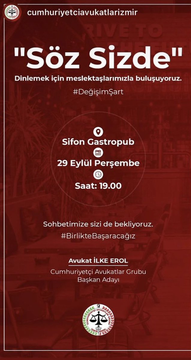 av_muratd's tweet photo. İzmir Barosu yönetimine aday olanların etkinliklerine bakın..
Gaziantep Barosu yönetimine aday olan arkadaşım öğlen yediği ciğer dürümünü bana ödettirdi.
Coğrafya kadermiş cidden. https://t.co/gmOUMp4bLF