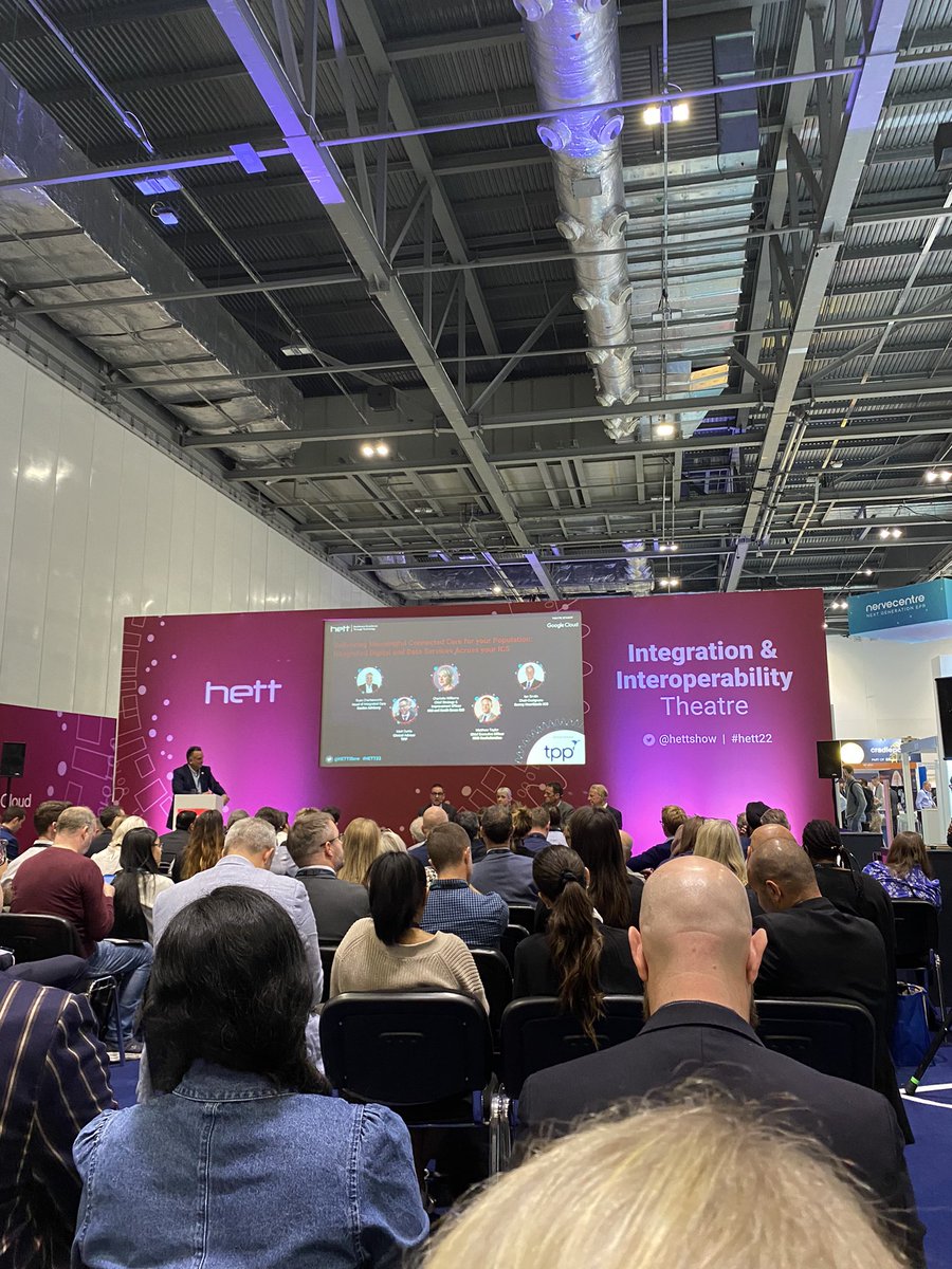 MelRheum's tweet photo. ‘ Is the #NHSApp the one-stop empowering tool ‘- ‘could this be THE shared vision?’ - food for thought @FRSAMatthew #hett22 #LessTech reaching #MorePeople https://t.co/RcOkNg6P55