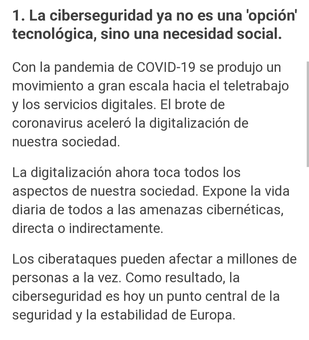Marce_I_P's tweet photo. Centro científico de la Unión Europea. Conclusiones del informe sobre el futuro en materia de #ciberseguridad elaborado en 2020. 5 declaraciones: 👇🏿
https://t.co/JKuwLBW432 https://t.co/cMdLtnbO2e