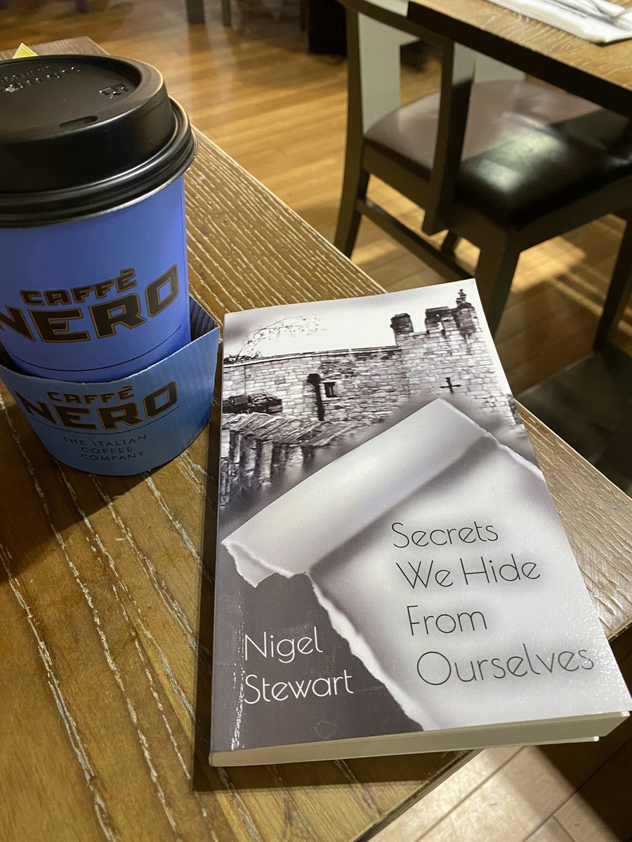 WritesLydia's tweet photo. Secrets We Hide From Ourselves @MeNigeStew heads off for Nice. https://t.co/qpPeidcppU