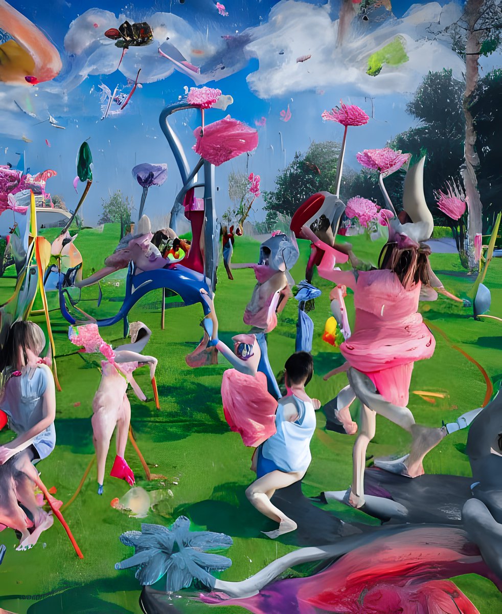 ilyabliznets's tweet photo. GM fam!

The new "Past entertainment" collection is available at @foundation 

"Past entertainment" is my memories of childhood, as a time when you sincerely believe in miracles and reality is perceived by something magical and unexplored.

"Hide and seek"
AI art | 1/1 | 2022 https://t.co/dv2EqcFA09