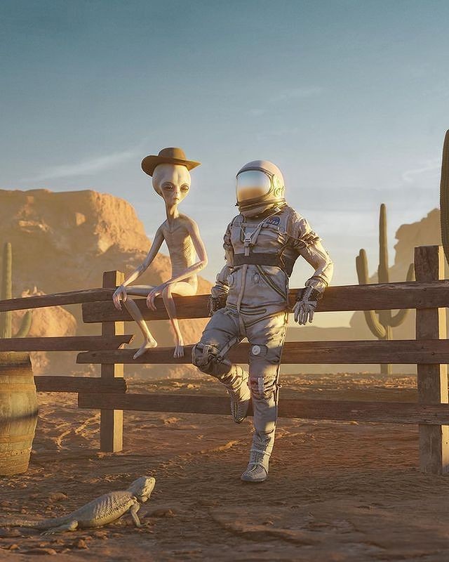 nft_waliens's tweet photo. ๐#GM #WAliens ๐ฝ
๐ฆ From Wild West ๐ค
#goodmorning #GoodMorningEveryone #goodmorningtwitter #wildwest #wild #west #NFT #NFTProject #nftart #NFTartists #NFTCreators #NFTartwork #NFTCommumity #NFTcollectibles #NFTfamily #NFTshills #NFTGiveaway #FreeMints #MetaverseNFT #opensea https://t.co/QAYgBzsraF