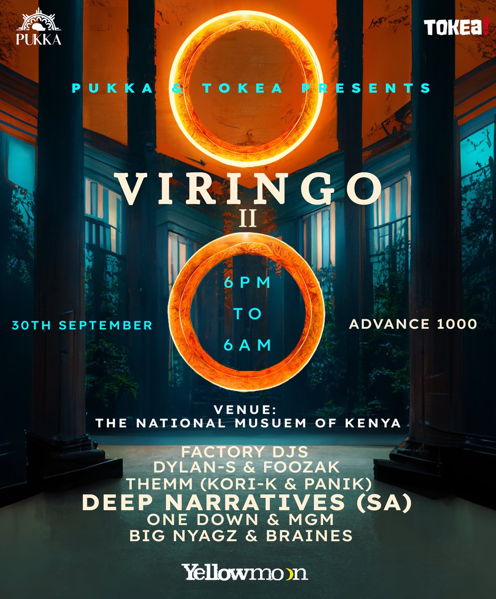 MGM_Kenya_'s tweet photo. Let's rock this Friday at The Museum for another edition of Viringo dubbed The Double Trouble. I'll be playing alongside @OneDownLIVE 🇰🇪
Tickets on https://t.co/La511It9Tn @Tokeaafrica @ke_pukka 

#HouseMusicLivesHere https://t.co/3kGmh1V9u1
