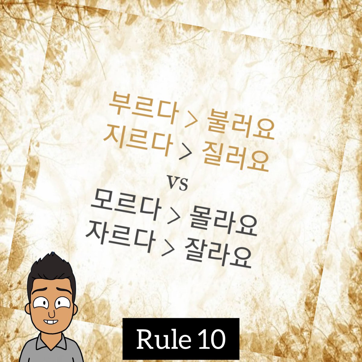 ansemworld911's tweet photo. #ansemconjugations 10 🇰🇷 https://t.co/tmgKDYr4ds