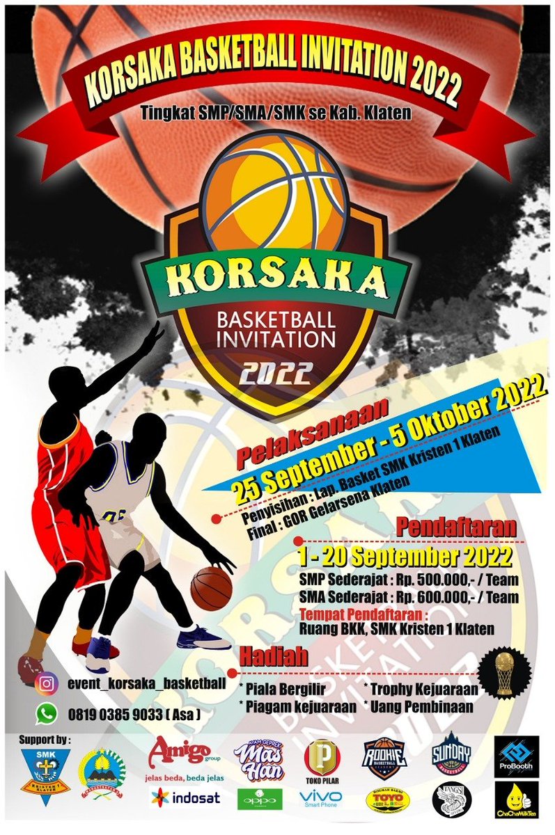 Tekno_AI's tweet photo. "KORSAKA BASKETBALL INVITATION 2022" https://t.co/cGMRrjOehv