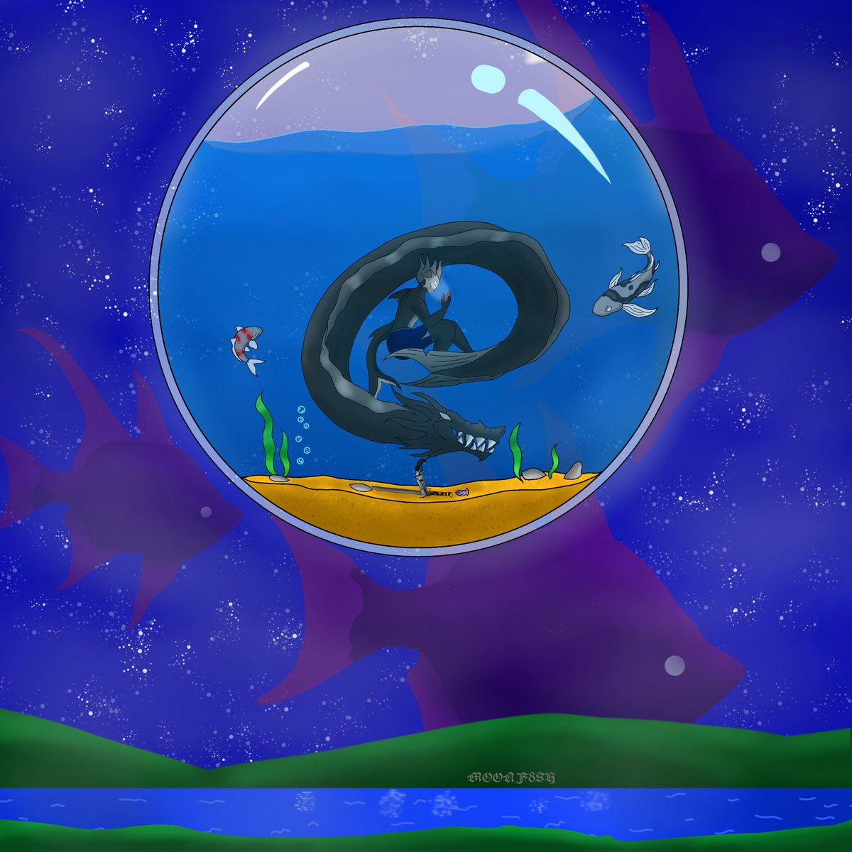 Moonf8sh's tweet photo. @castlehavven Hi I'm moonfish, I like fantasy and I have a lot of stories to tell https://t.co/8Nghf0ckBv