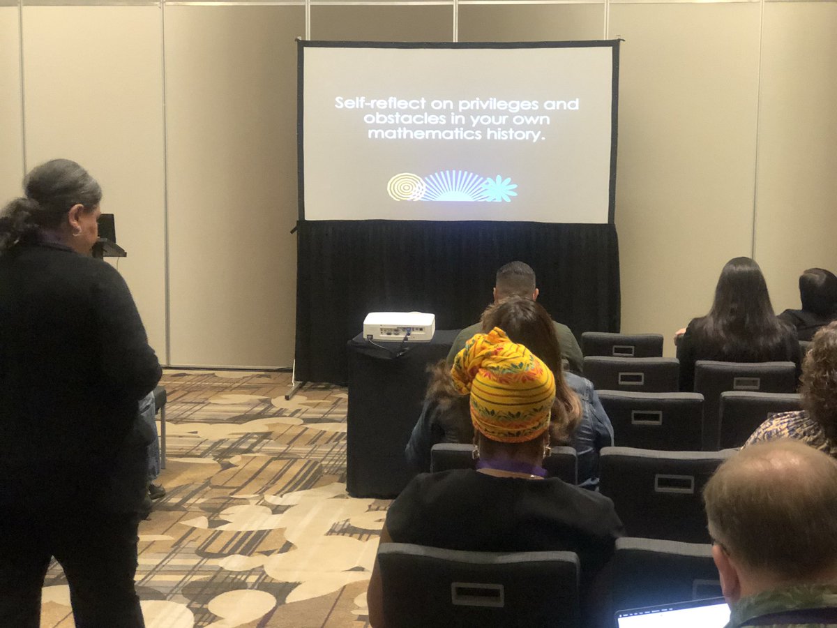 serratore4's tweet image. From day 1 @MathEdLeaders #ncsm22 slow down, reflect, know the culture and history to truly get to the equity and justice work, to defining success metrics for agency and identity and to building relationships #TrueEquity #AssetBased thx @TyroneCHoward @imathination @YehCathery