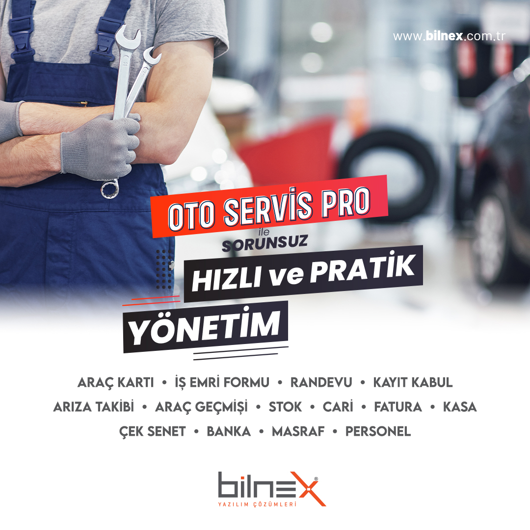 bilnexyazilim's tweet photo. Oto Servis ile Sorunsuz, Hızlı ve Pratik Yönetim...
.
.
.
#bilnex #yazılım #bilnexyazılım #otoservis #otoservisprogramı #şipariş #tahsilat #elterminali #muhasebe #önmuhasebe #satış #modülü #perakendesatışmodülü #önmuhasebeprogramı #fatura #efatura #earşiv #eticaretentegrasyonu https://t.co/MSWVjA5uX0