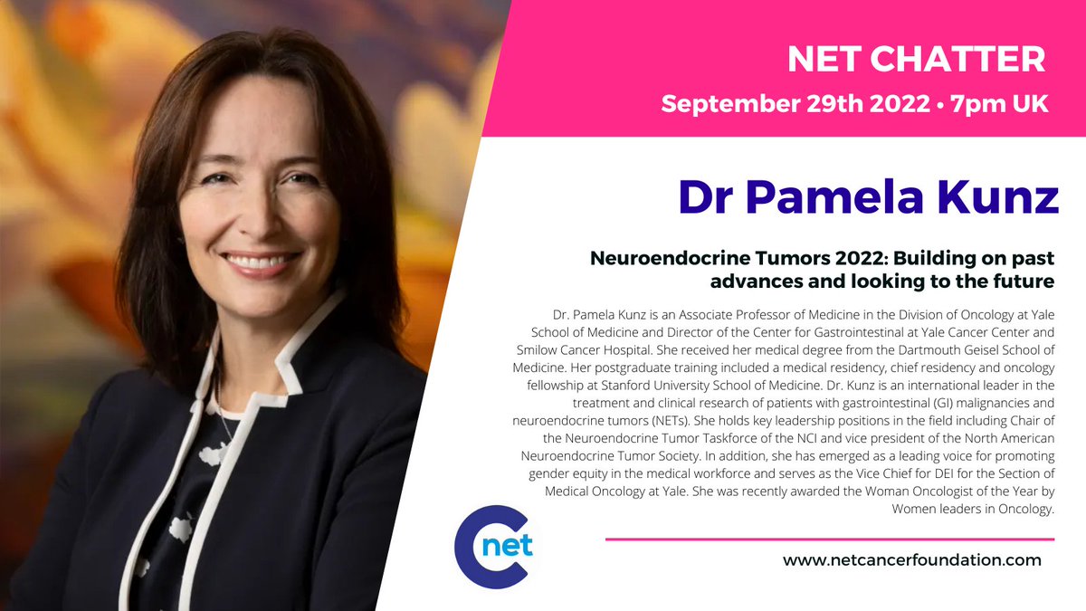 netcancerfound's tweet photo. Join us this Thursday 29th September at 7pm UK time for our monthly Netchatter.
DM for the link
@LACNETS @NANETS1 @CarcinoidNETs @CureNETs @NETawarenesss @NETAwareBlog @netcanceraware @HealingNET1 @PamelaKunzMD #LetsTalkAboutNETs #research #collaboration #patients #doctors https://t.co/pWZKbuxDR9