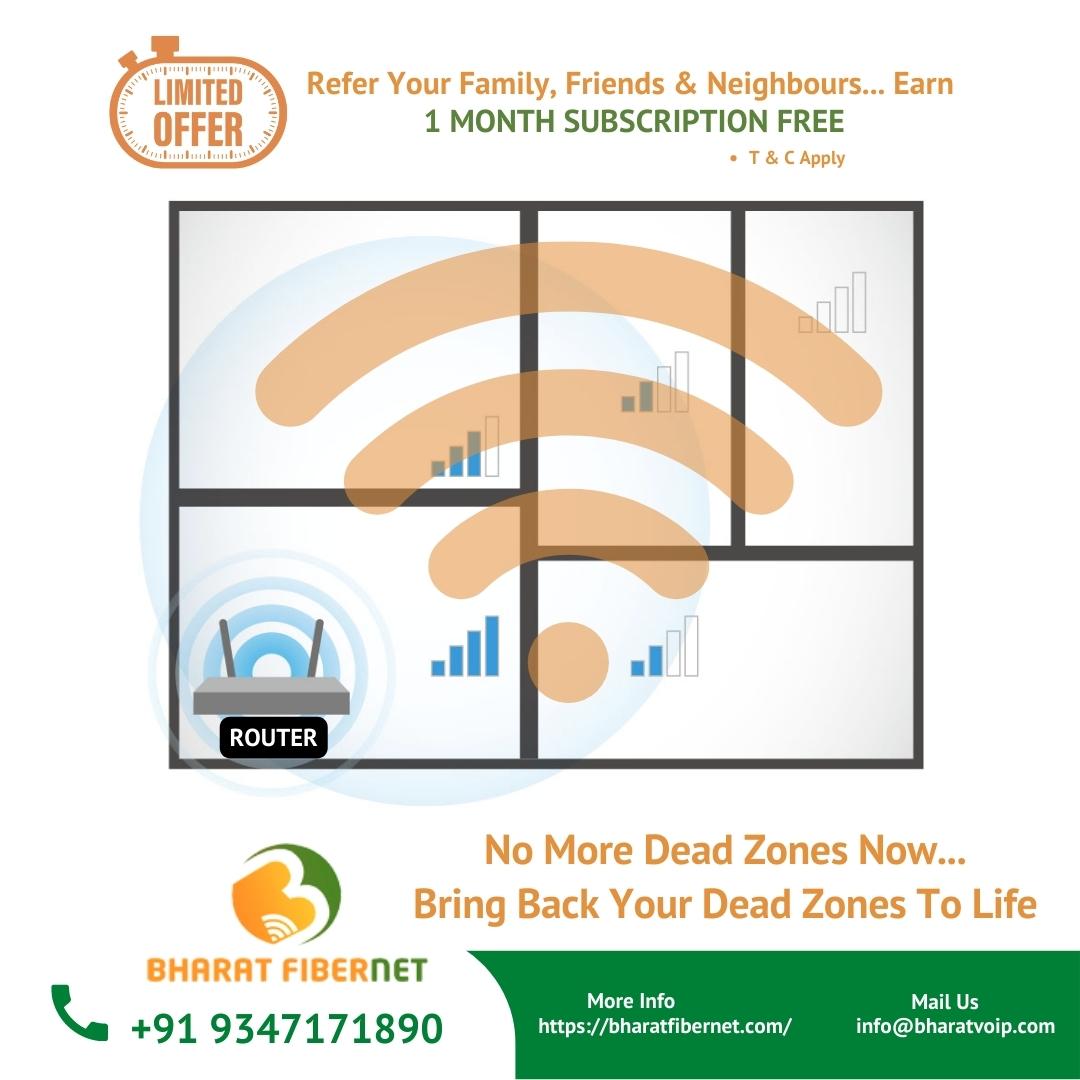 BharatFibernet's tweet photo. No More #DeadWifiZones Now Bring Back Your #WifiDeadZones To Life With #BharatFiberNet
Now #Experience The #BestFibernet & The #FastestFiberNetServices In #Hyderabad in each home.
#Bharat_FiberNet is Introducing
π¬#ReferAndEarn #Refer #Family #Friends #Neighbour
π²+919347171890 https://t.co/TSRESinn9a