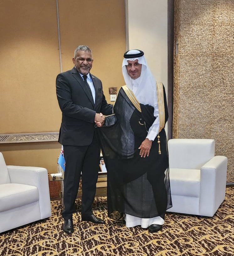I wasn’t able to meet Kingdom of Saudi Arabia’s Tourism Minister, H.E. <a href="/AhmedAlKhateeb/">Ahmed Al Khateeb أحمد الخطيب</a> during his recent Fiji visit. But today, Excellency and I, met to reaffirm our shared vision of ensuring tourism is a catalyst for prosperity in our countries.
