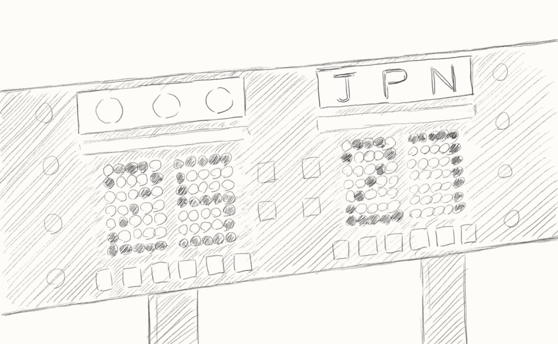 前半のサーブで点数をとるシーンは、『11点』『12点』…と彼らの背番号の数で、後半ブロックで点数とるシーンの最後は『27点』て誕生日の日付にしてみました。 