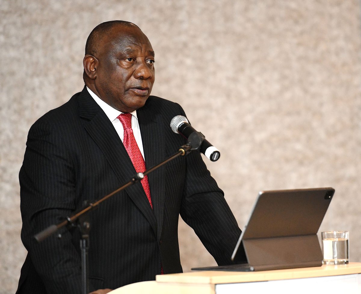 PresidencyZA's tweet photo. President @CyrilRamaphosa will tomorrow address the National #LocalGovernmentSummit at the Birchwood Conference Centre in Boksburg, under the theme: โDDM in Action - Towards an Ideal Municipalityโ. https://t.co/LdtnXjUYqI
#LeaveNoOneBehind https://t.co/tEhNWCu3OV