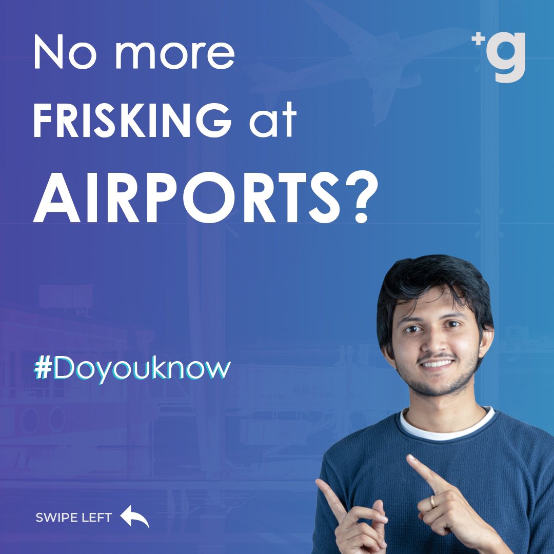 houseofgrowwth's tweet photo. Happy News on #WorldTourismDay 

No more Physical Checking at Airports anymore ✈️ 

#airport #flight #tuesdayvibe #government #checking #tweet #Trending https://t.co/H9i9UaeAkP