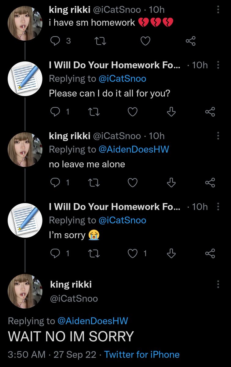 urschkun's tweet photo. @seokmishuevos POOR DUDE JUST WANTS TO HELP WITH OTHER PEOPLES HOMEWORK 😭😭 https://t.co/X5LKhuSC0g