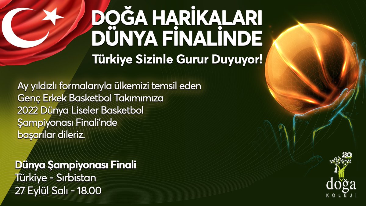 Veee Dünya Finalindeyiz!
🏀🏆

Ay yıldızlı formalarıyla ülkemizi başarıyla temsil eden #DoğaHarikaları’mıza dünya şampiyonluğunda başarılar dileriz. 

Türkiye - Sırbistan

⏰18.00

Maçı canlı izlemek için👇
youtube.com/c/IsfsportsEu