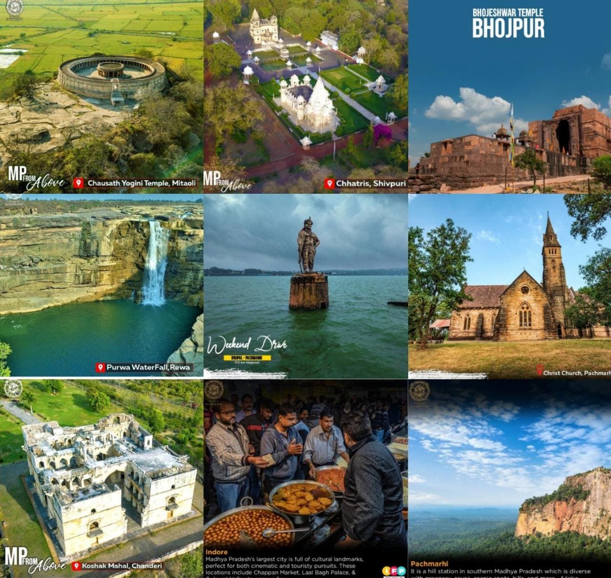 Mediamadhya's tweet photo. #WorldTourismDay 
-----
ह्रदय प्रदेश अपना मध्यप्रदेश 
नज़ारे देखो , ना बिल देखो..आओ हिंदुस्तान का दिल देखो ..
-----
@MPTourism
 #DekhoApnaDesh #MadhyaPradesh #मध्यप्रदेश https://t.co/7QZiScBK76