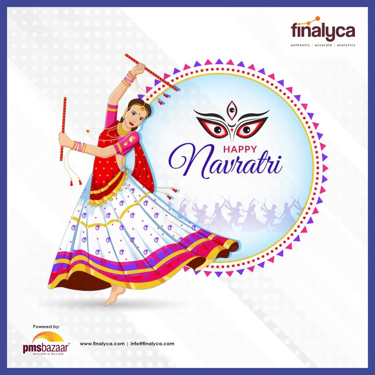 finalyca's tweet photo. Greetings on the divine occasion of Navratri to everyone. We pray that Maa Durga continue to bless us all with happiness, good health and prosperity.
#HappyNavratri #MaaMahagauri #MahaAstami #DurgaAshtami #ChaitraNavratri2022 #Mahagauridevi #Mahagaurimaa #Durgamaa #Finalyca https://t.co/TDQWZy94op