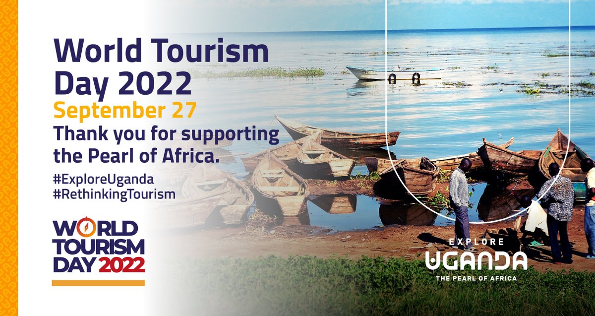This #WorldTourismDay we focus on the value that tourists create. Millions of livelihoods are supported across hundreds of attractions and activity value chains. We tip our hats to all who #ExploreUganda and contribute to #RethinkingTourism for a more sustainable future.