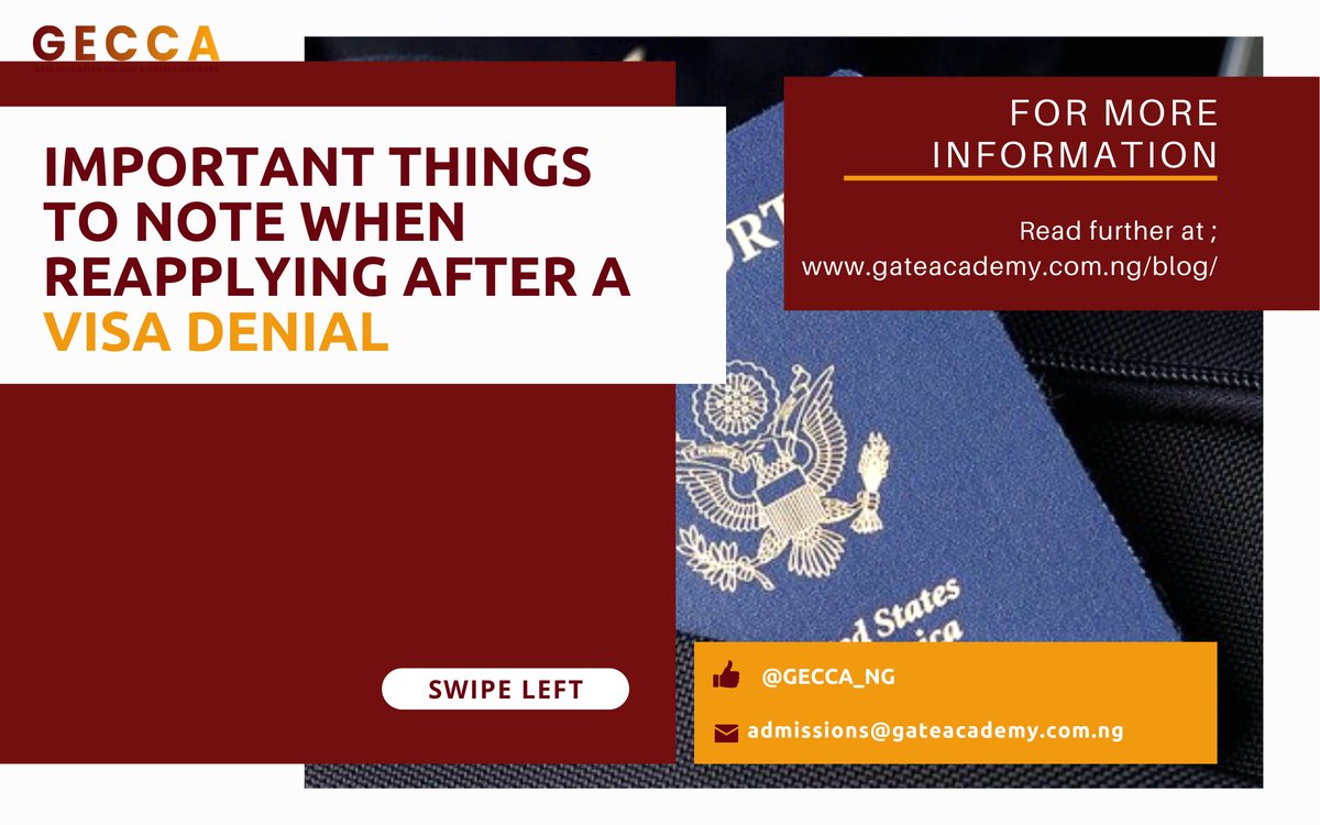 gecca_ng's tweet photo. Have you ever applied to study abroad?

Have you ever been denied visa?
Here's are quick important tips to take note of for your next application.

Read further on our blog https://t.co/GNPNVkE8Xm https://t.co/daWs3c6Poz
