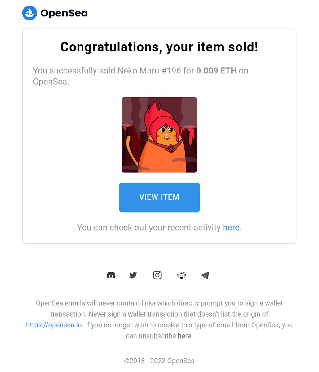 nekomaruNFT's tweet photo. What a grateful morning, just wake up and got mails from OS! Neko Maru #196 (Flame Princess) has been sold to @defiGravityNFT ❤️❤️

Thank you so much for your support again 😍❤️❤️

GM NFT Fam 🌞❤️😘
#NFTCommunity #nftcollector #NFT #NFTProject https://t.co/MY4wuIHTWI