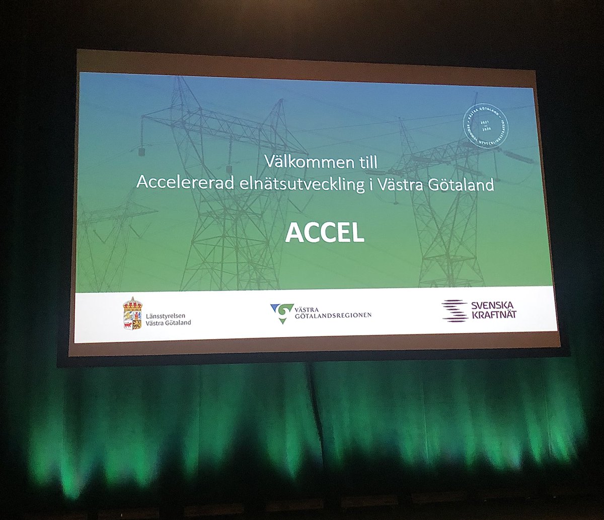 Nu drar höstens viktigaste och mest aktuella konferens igång på Chalmers i Göteborg! Uppstart för den nya samverkansarenan Västsverige: ACCEL - accelerad elnätsutveckling i Västra Götaland. <a href="/vgregion/">Västra Götalandsregionen</a> <a href="/LansstyrelsenVG/">Länsstyrelsen VG</a> <a href="/svenskakraftnat/">Svenska kraftnät</a> #enätsutbyggnad #elektrifiering #västsverige
