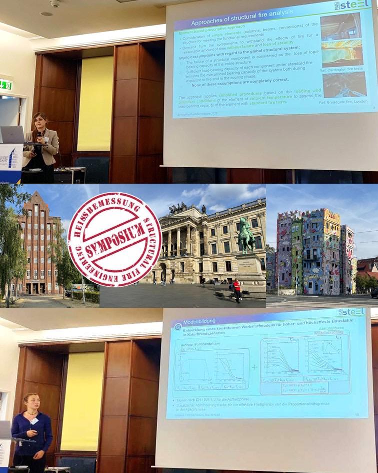 rubstahl's tweet photo. Faranak Faghihi and Sara Uszball participated in the 8th Symposium 'Heißbemessung - Structural Fire Engineering' held on 13.09.2022 by TU Braunschweig, and presented their papers.
#scientificconference #firecommunity #TUBraunschweig #research #steel https://t.co/OrVnAHxy7v