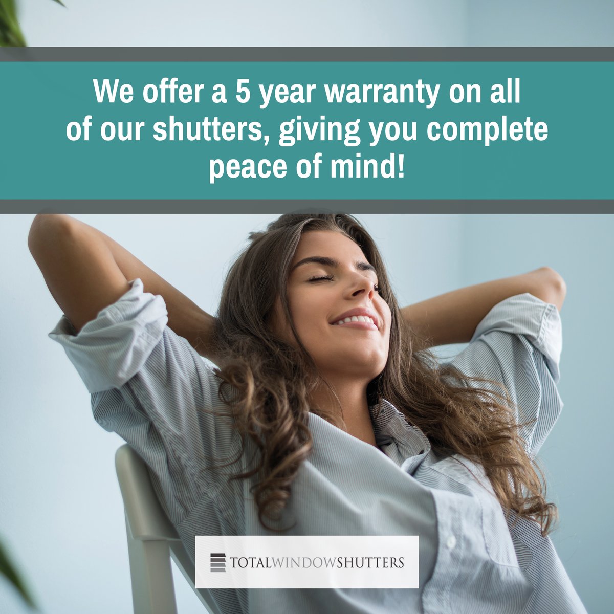 WindowTotal's tweet photo. 📌 We offer a 5 year warranty on all of our shutters, giving you complete peace of mind! 

Our Warranty Covers:
❌ Anti-fading colour.
❌ Warping of panels.
❌ Mechanical parts, hinges, latches, and magnets.

In a nutshell, all components of the shutter ranges are fully guara ... https://t.co/chu7meWKTt